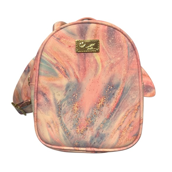 Betsey Johnson Handbags - Betsy Johnson Pastel Pink Blue Small Butterfly Wings Backpack Bag Fairy Wings